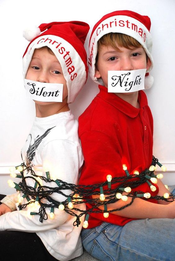 funny christmas card photo ideas for kids