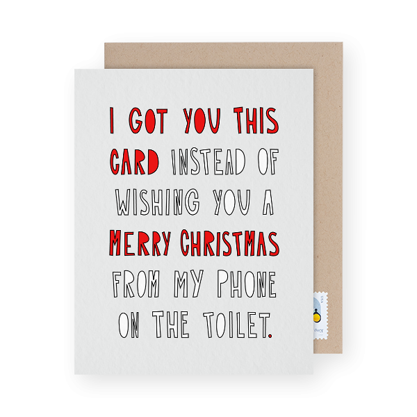 funny christmas card messages